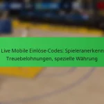 NBA Live Mobile Einlöse-Codes: Spieleranerkennung, Treuebelohnungen, spezielle Währung