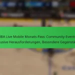 NBA Live Mobile Monats-Pass: Community-Events, Exklusive Herausforderungen, Besondere Gegenstände