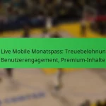 NBA Live Mobile Monatspass: Treuebelohnungen, Benutzerengagement, Premium-Inhalte